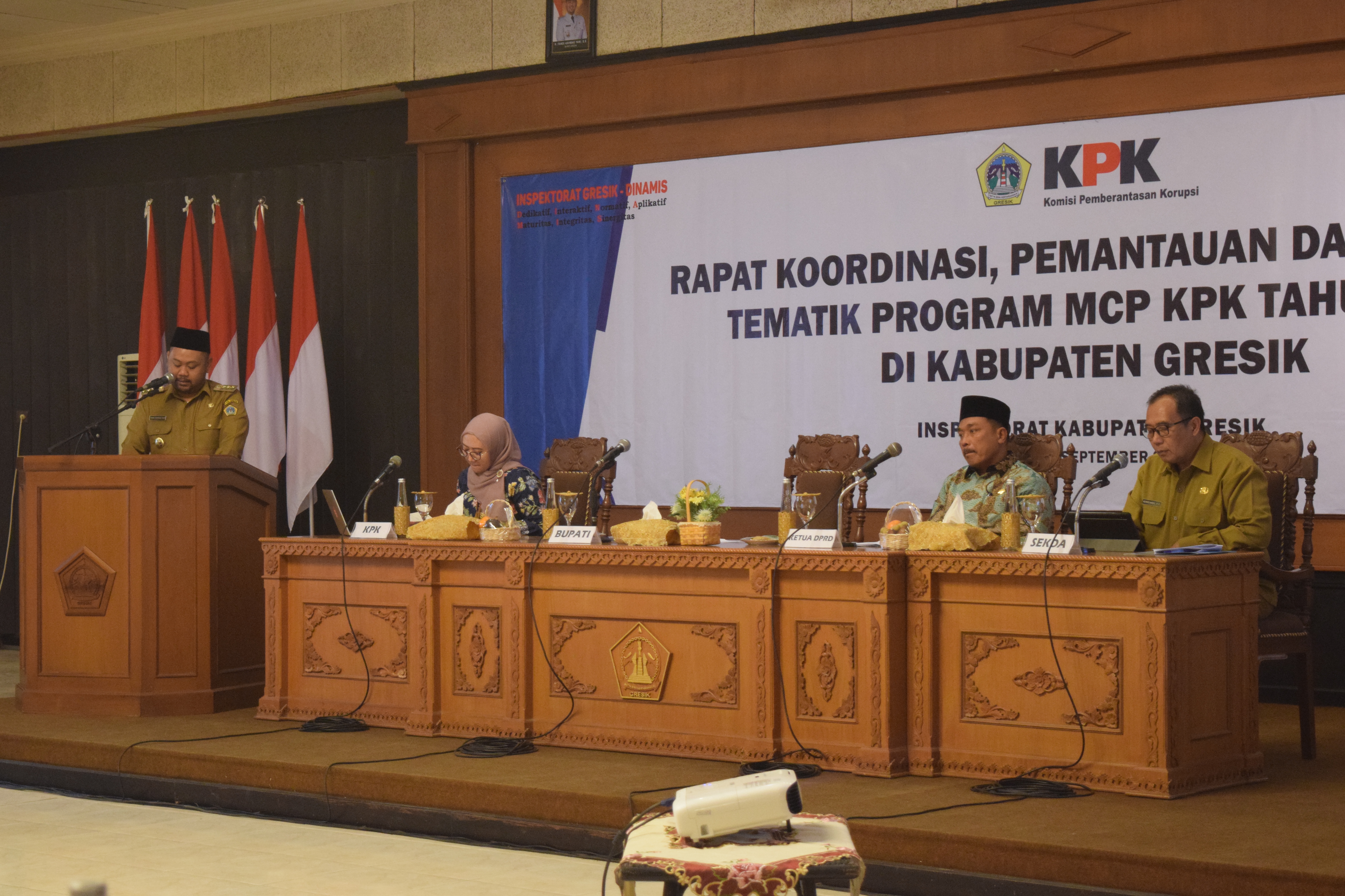 Monitoring Tim KPK RI terhadap Progres Capaian Program MCP