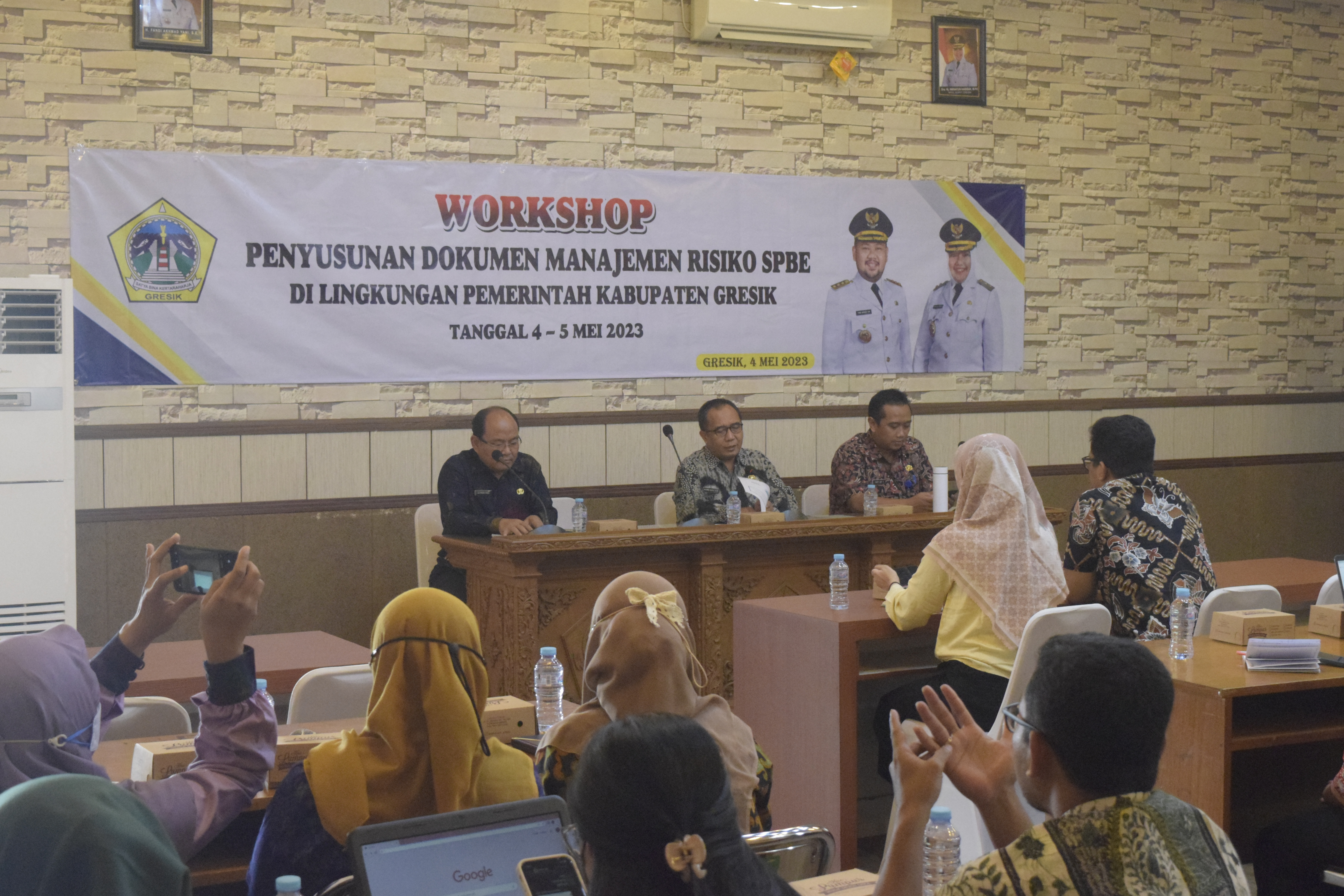 Workshop Penyusunan Dokumen Manajemen Risiko SPBE di Lingkungan Pemerintah Kaupaten Gresik